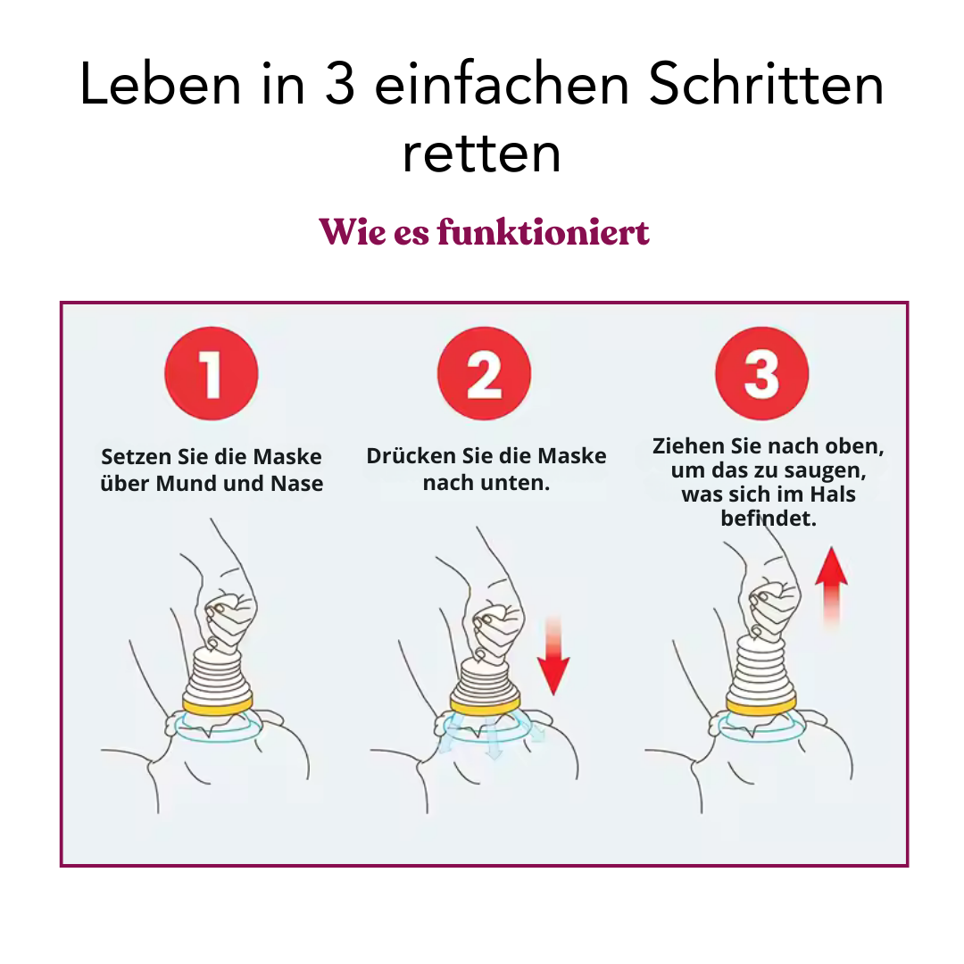 SuffoSafe™ | Soforthilfe bei Erstickungsnotfällen